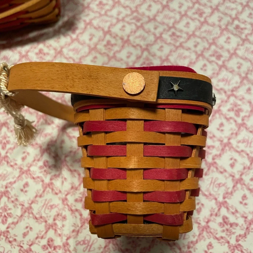 Bundle of 2 2001 Longaberger Baskets American